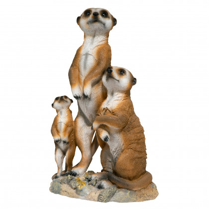 Toscano - The Meerkat Family Statue