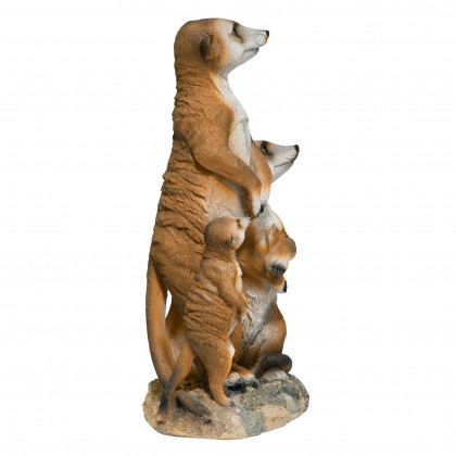 Toscano - The Meerkat Family Statue