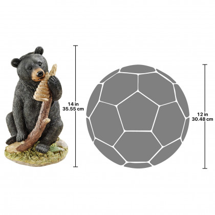 Toscano - Honeythe Curious Black Bear Cub Statue