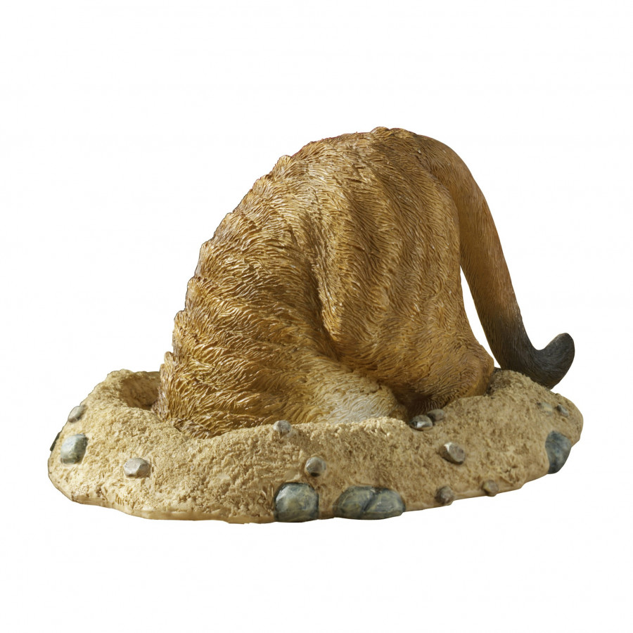 Toscano Kalahari Meerkat Statue - Into Hole