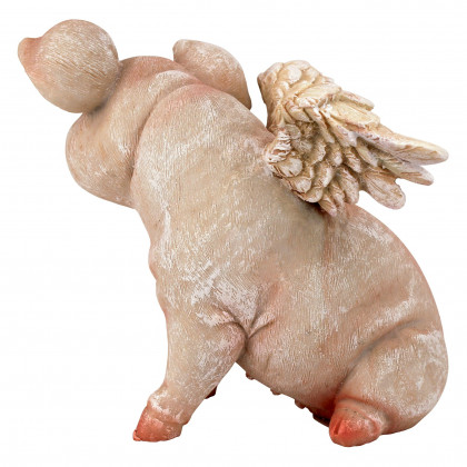 Toscano Hog Heaven Flying Pigs Sitting Statue
