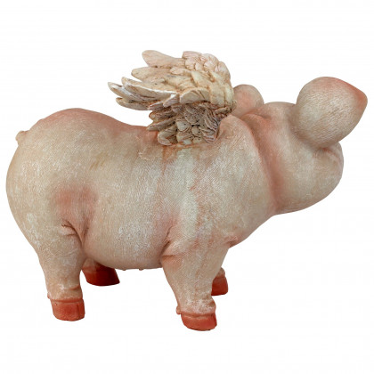 Toscano Hog Heaven Flying Pigs Standing Statue