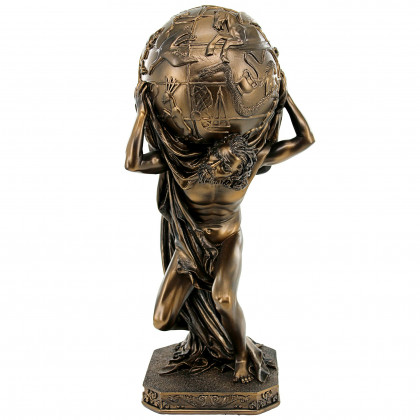 Toscano - AtlasGreek Titan Holding the Astronomy Globe Statue