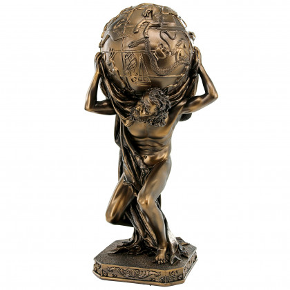 Toscano - AtlasGreek Titan Holding the Astronomy Globe Statue