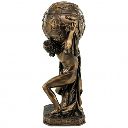 Toscano - AtlasGreek Titan Holding the Astronomy Globe Statue