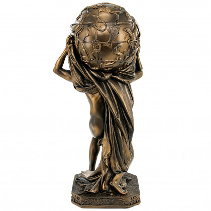 Toscano - AtlasGreek Titan Holding the Astronomy Globe Statue
