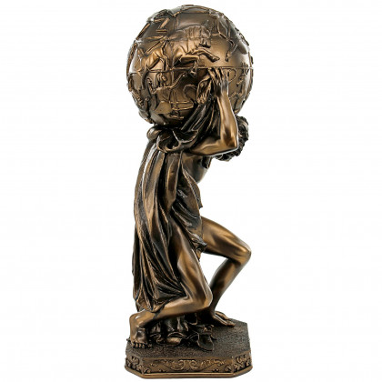 Toscano - AtlasGreek Titan Holding the Astronomy Globe Statue