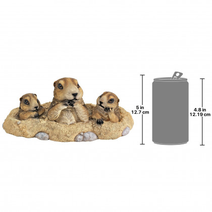Toscano - Burrowing Buddies Garden Gophers Statue