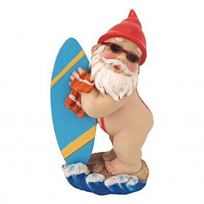 Toscano - The Shredder Surfer Dude Gnome Statue