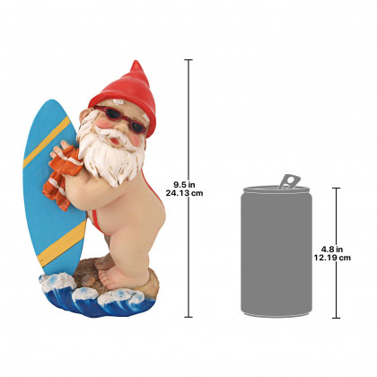 Toscano - The Shredder Surfer Dude Gnome Statue