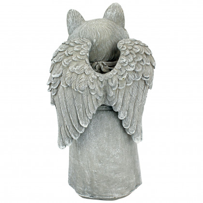 Toscano - Paw Prints on our Hearts Memorial Cat Statue