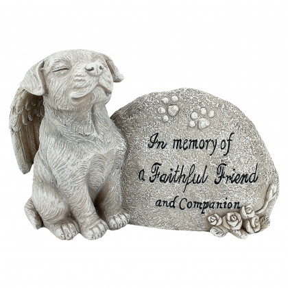 Toscano - Forever in Our Hearts Memorial Dog Statue