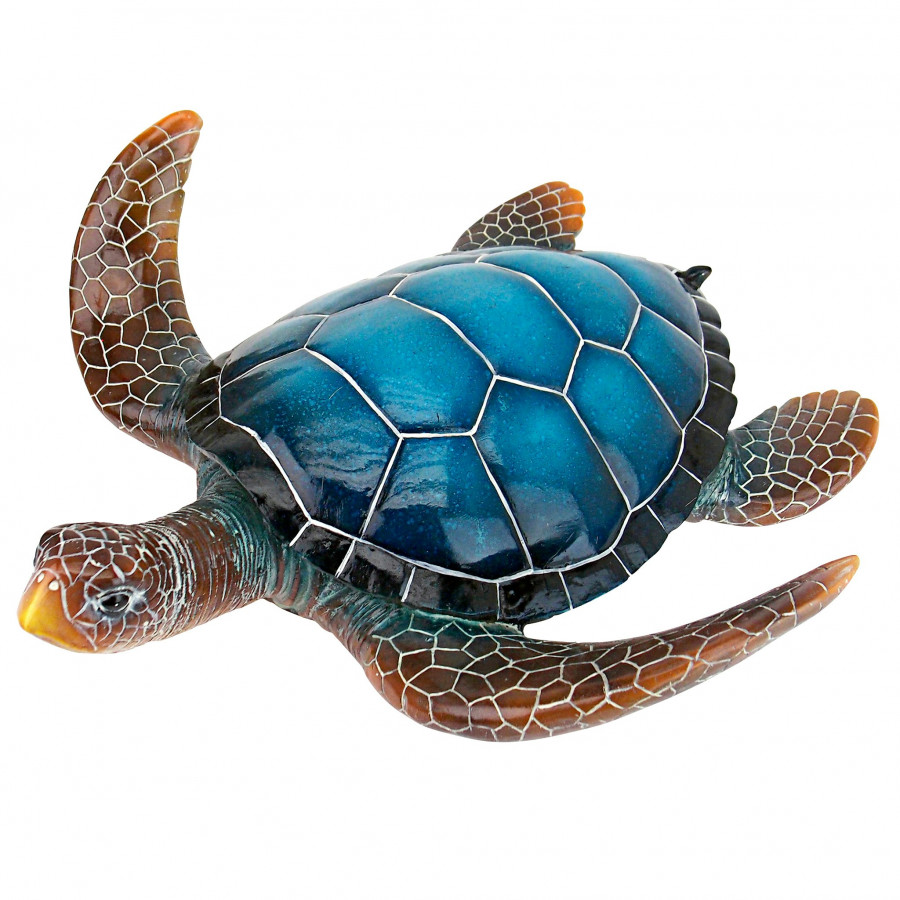 Toscano - Blue Sea Turtle Statue