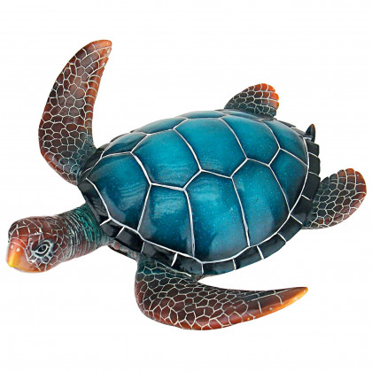 Toscano - Blue Sea Turtle Statue