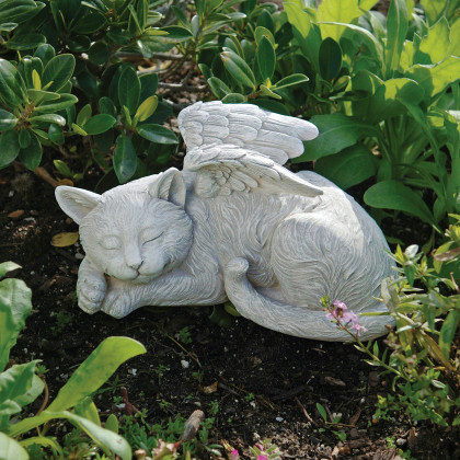 Toscano - Cat Memorial Angel Pet Statue