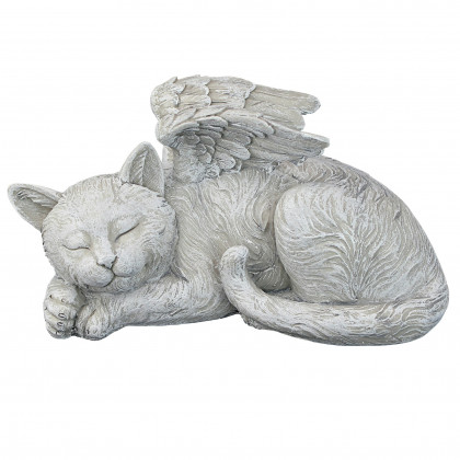 Toscano - Cat Memorial Angel Pet Statue