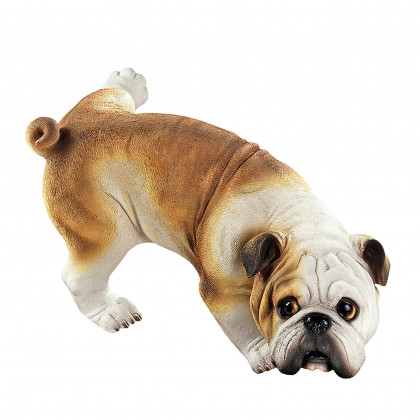 Toscano - Good Dog Gone Bad Peeing English Bulldog Statue
