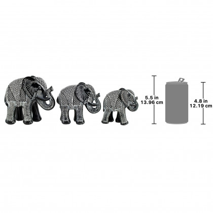 Toscano - Pachyderm Parade Elephant Herd Statues