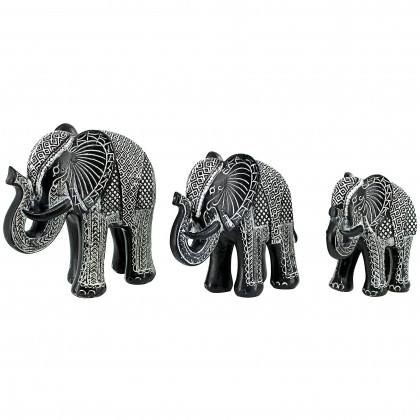 Toscano - Pachyderm Parade Elephant Herd Statues