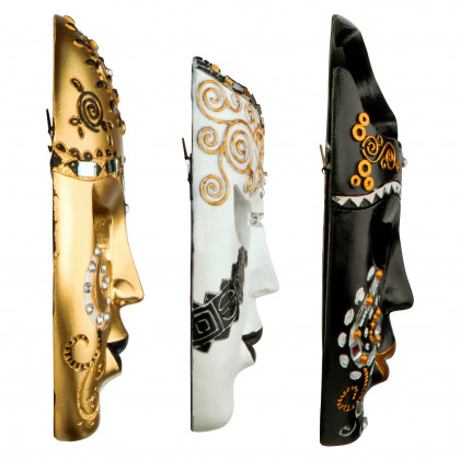 Toscano - Petite Mardi Gras Carnivale Mask Wall Sculpture Collection