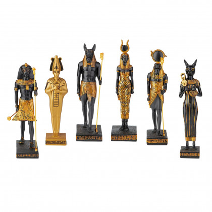 Toscano - Set of 6 Gods of Ancient Egypt Statue Collection