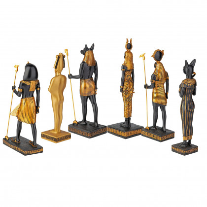 Toscano - Set of 6 Gods of Ancient Egypt Statue Collection