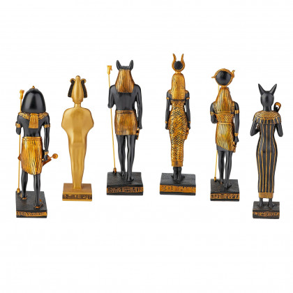 Toscano - Set of 6 Gods of Ancient Egypt Statue Collection