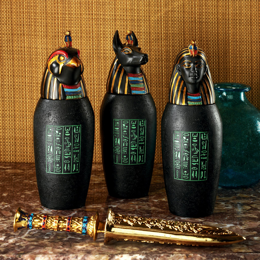 Toscano - The Three Egyptian Canopic Jars of the Pharaoh Tomb