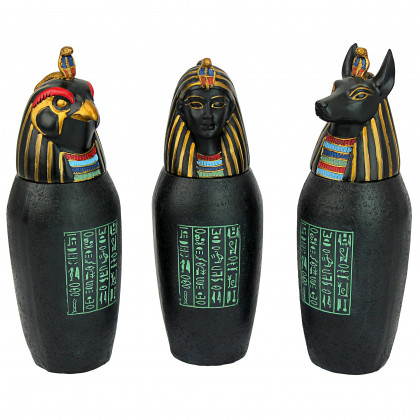 Toscano - The Three Egyptian Canopic Jars of the Pharaoh Tomb