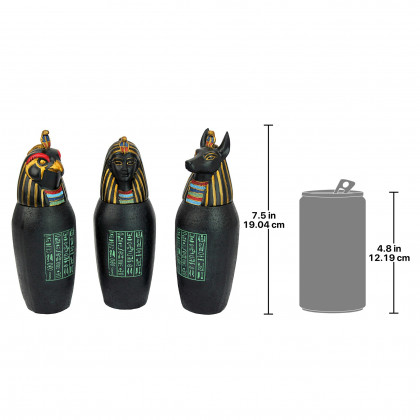 Toscano - The Three Egyptian Canopic Jars of the Pharaoh Tomb
