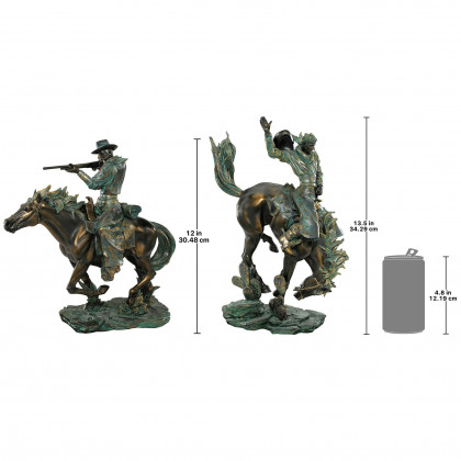 Toscano - Set of 2 The Wild West Statue Collection