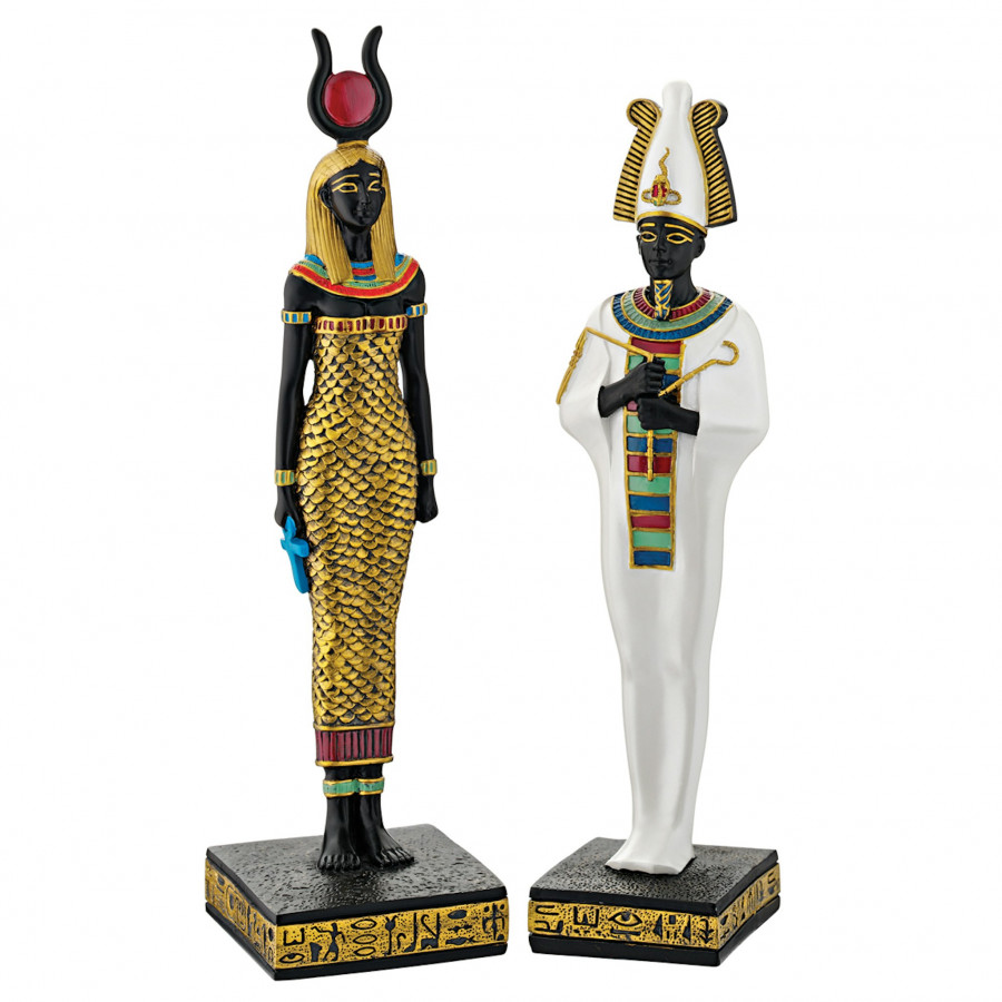Toscano - Osiris and Hathor Deities of Ancient Egypt Statues