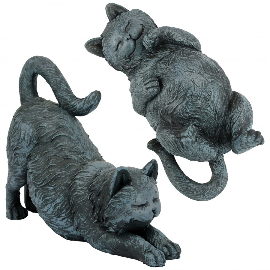 Toscano - Set of 2 Playful Cats Statue Collection
