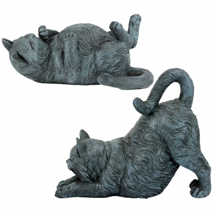 Toscano - Set of 2 Playful Cats Statue Collection