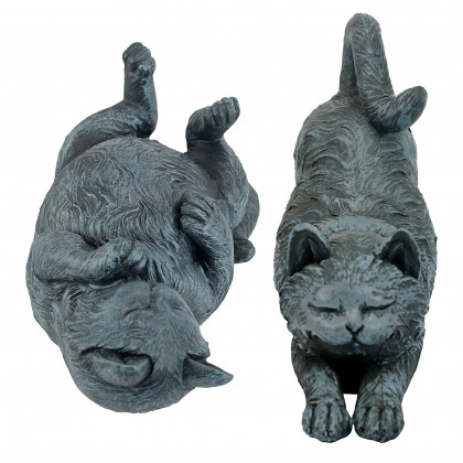 Toscano - Set of 2 Playful Cats Statue Collection