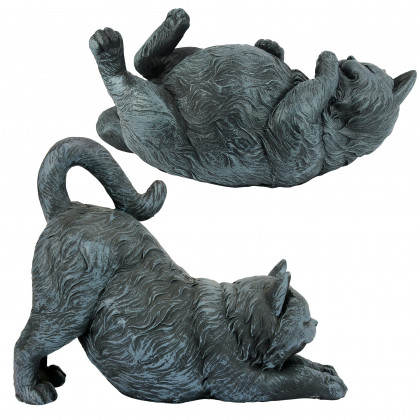 Toscano - Set of 2 Playful Cats Statue Collection