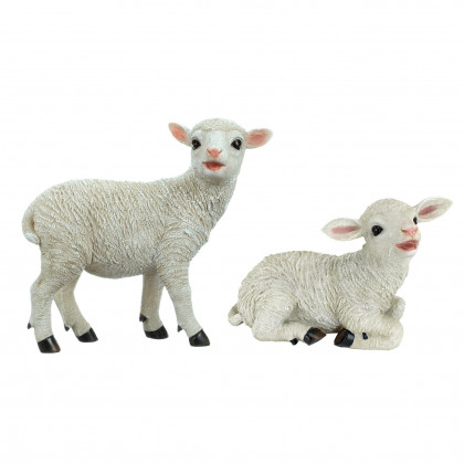 Toscano - Set of 2 Yorkshire Lamb Garden Statues