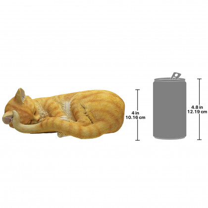 Toscano - Cat Nap Sleeping Kitten Statue