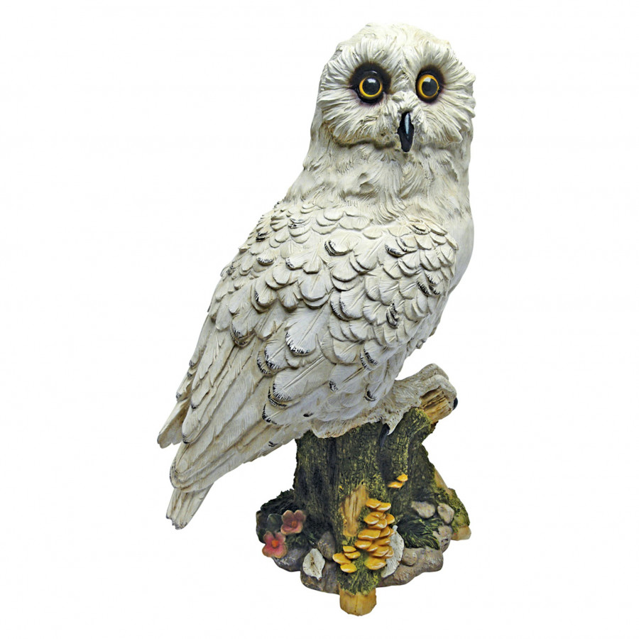 Toscano - Mystical White Owl Statue