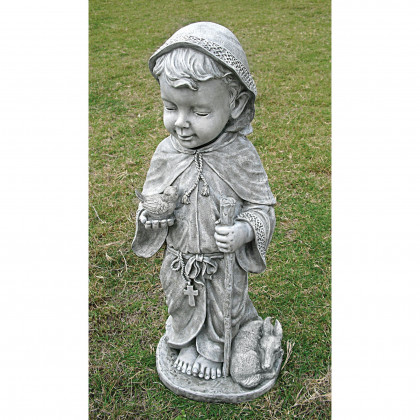 Toscano Baby Saint Francis Sculpture - Small