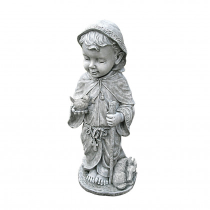 Toscano Baby Saint Francis Sculpture - Small
