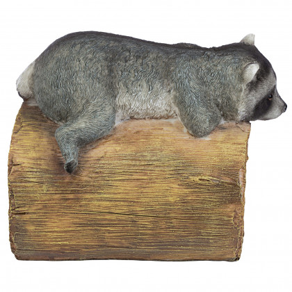 Toscano - Raider the Raccoon Gutter Guardian Downspout Statue