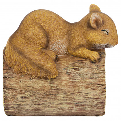 Toscano - Jolly the Squirrel Gutter Guardian Downspout Statue