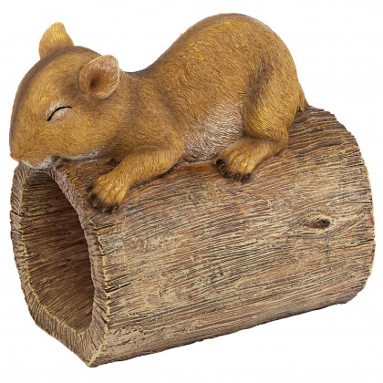Toscano - Jolly the Squirrel Gutter Guardian Downspout Statue