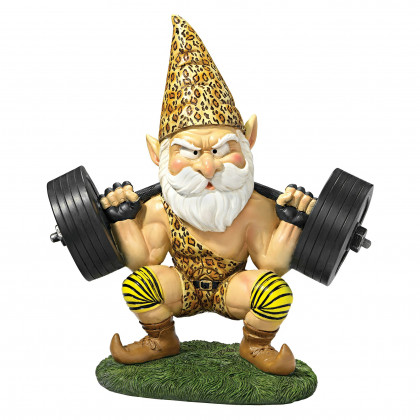 Toscano - Atlas the Athletic Weightlifting Gnome Statue