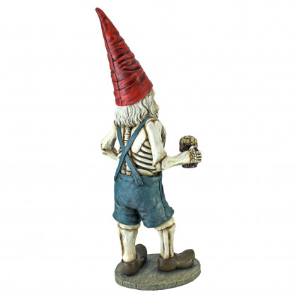 Toscano - Hans the Bavarian Oktoberfest Skeleton Gnome Statue