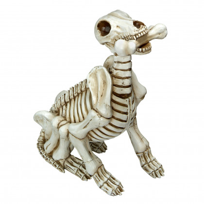 Toscano - Fetchthe Skeleton Dog Statue