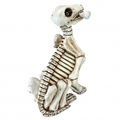 Toscano - Fetchthe Skeleton Dog Statue