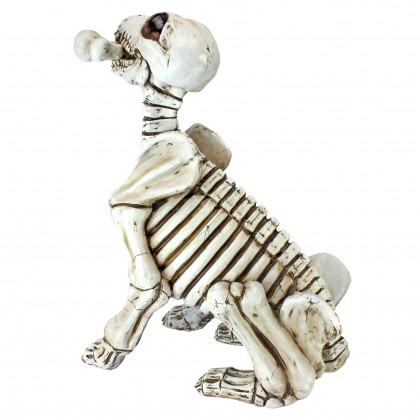 Toscano - Fetchthe Skeleton Dog Statue