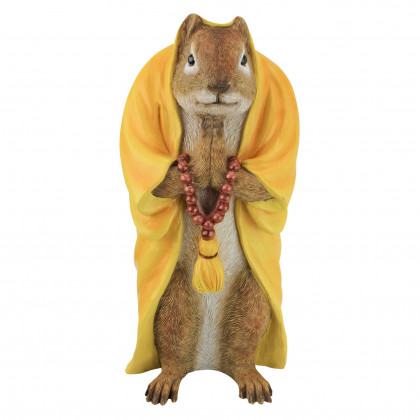 Toscano - Sensei Monk Zen Garden Squirrel Animal Statue